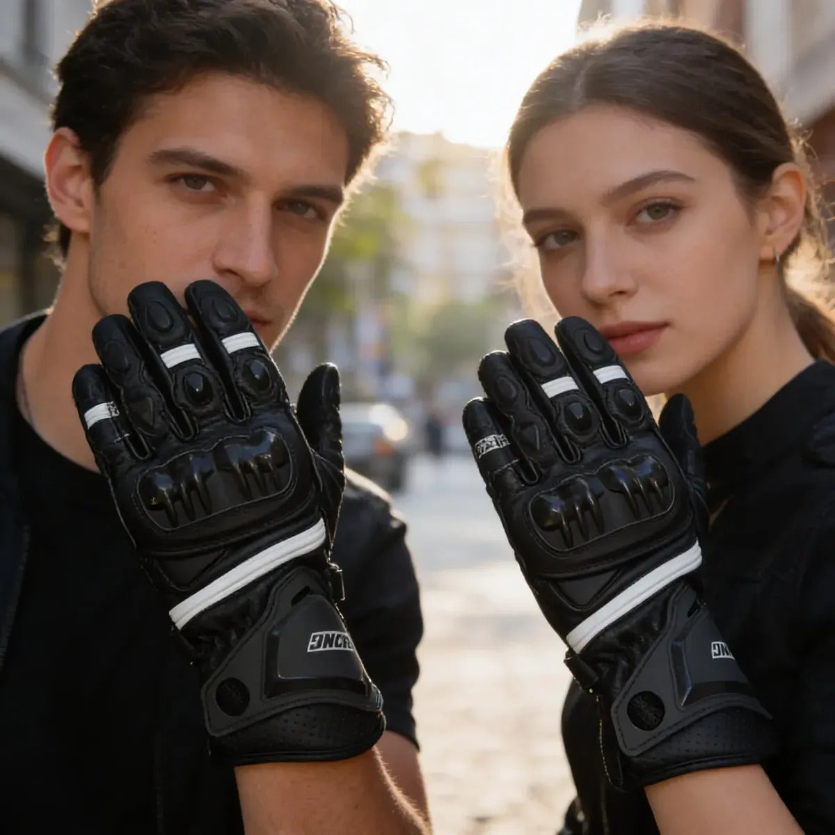 Guantes Cuero Gp Pro Alta Protección Caña Larga Unisex