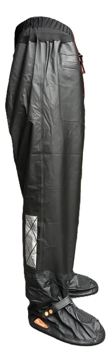 Pantalón 100% Impermeable Con Zapatones De Suela Enterizo