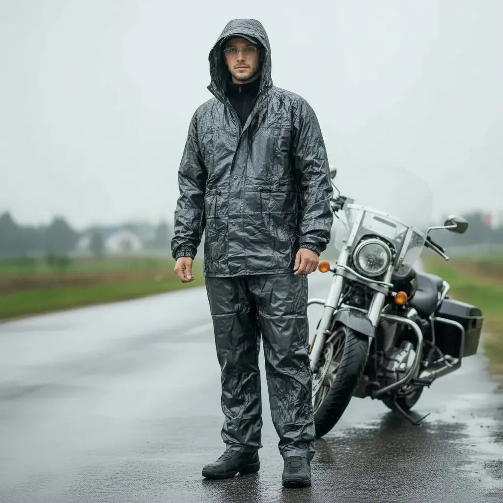 Impermeable Siliconado Liviano Con Bolsillos