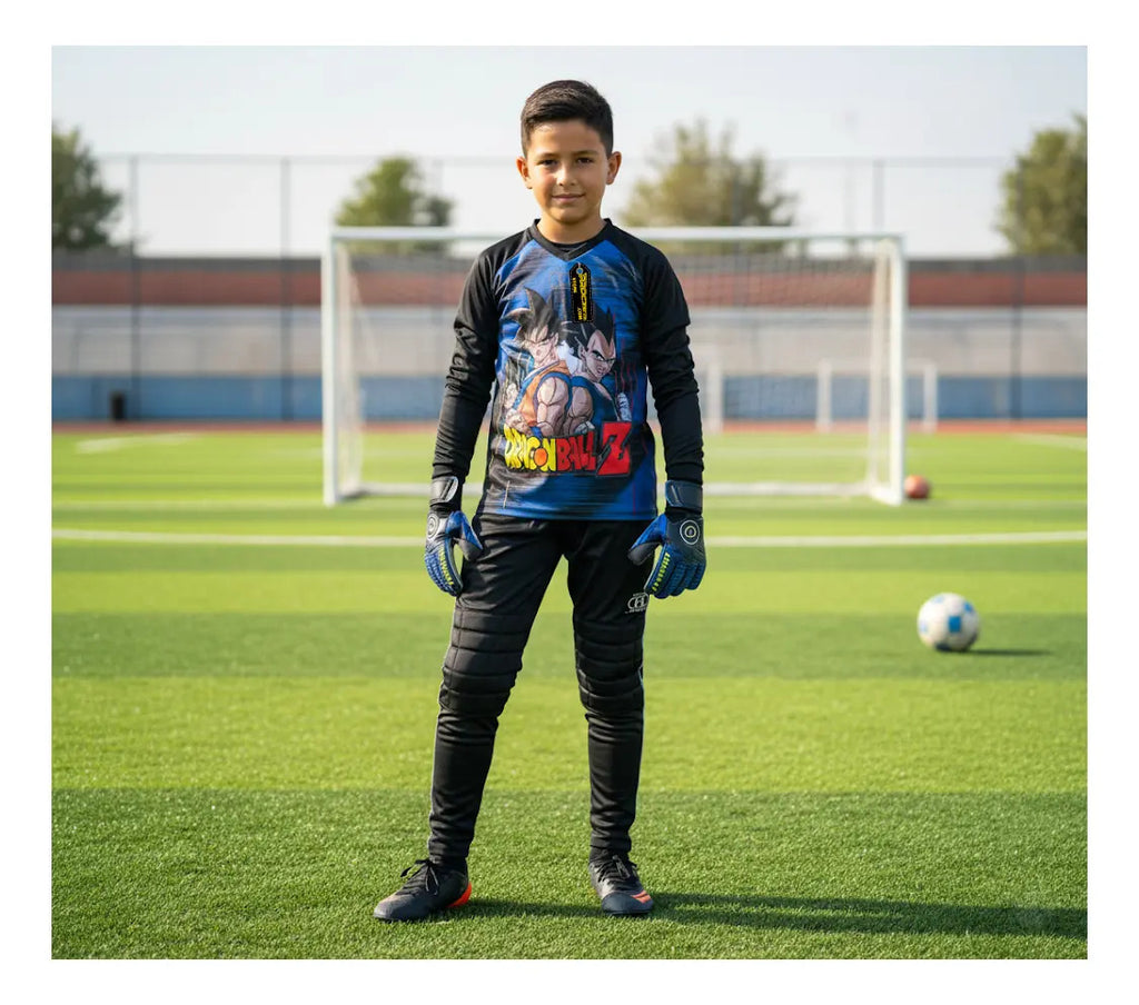 Conjunto Arquero Niño Pantalon Y Buzo Portero Uniforme