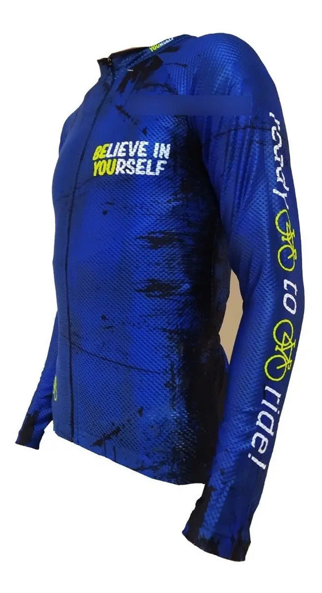 Camisa Camiseta Jersey Ciclismo Manga Larga Ruta Bici Licra