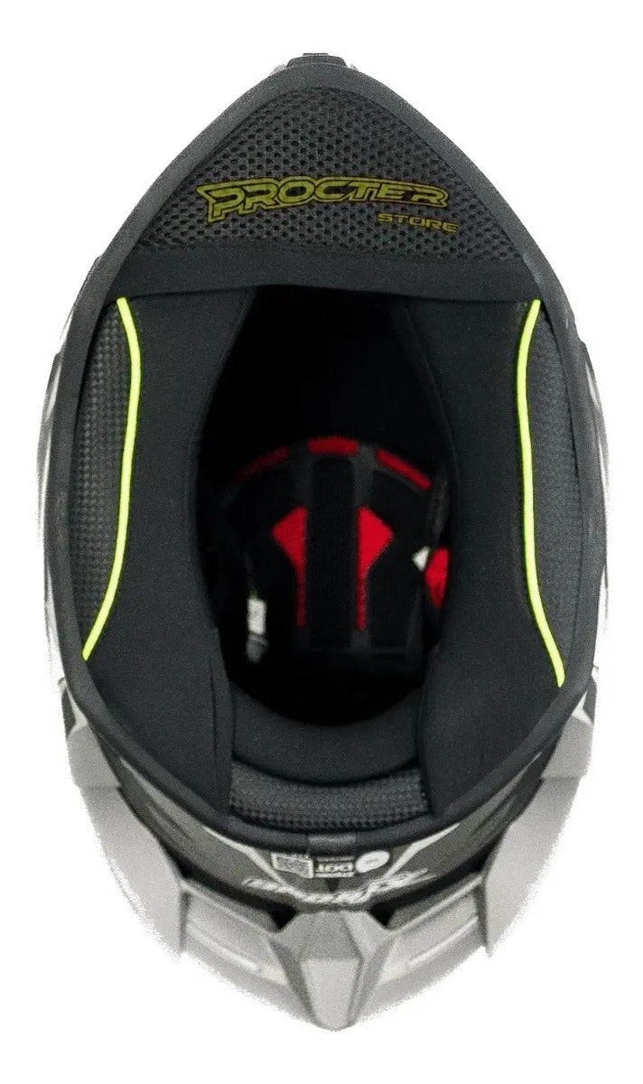 Casco Certificado Integral Xtrong Deportivo Visor Procter
