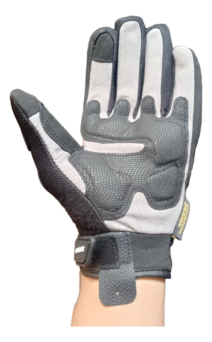 Guantes Reflectivos Protección Táctil Moto Ciclismo