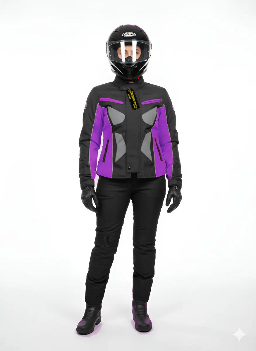Chaqueta Para Motociclistas Dotacion Protecciones Reflectiva