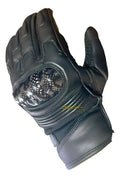 Guantes De Moto En Cuero Protecciones Carbono