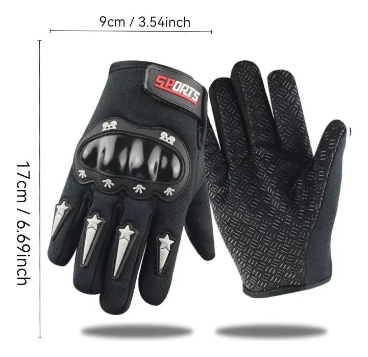 Guantes Con Proteccion Niño Biciceta Moto Deportes Patineta