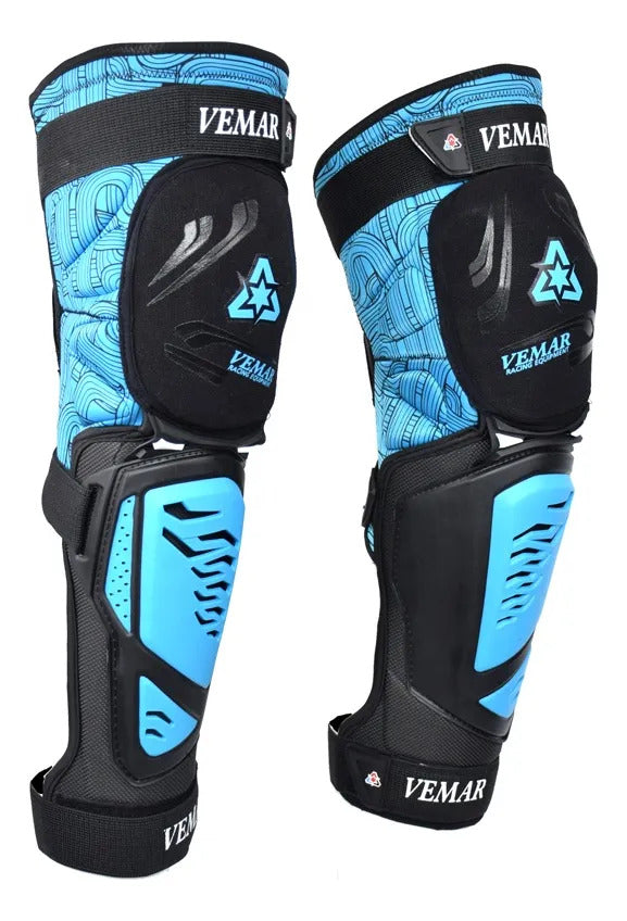 Rodillera Canillera Larga Vemar 3df Motocross