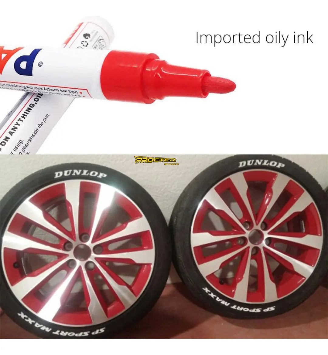 Marcador Para Llantas De Moto Carro Bicicleta Resistente