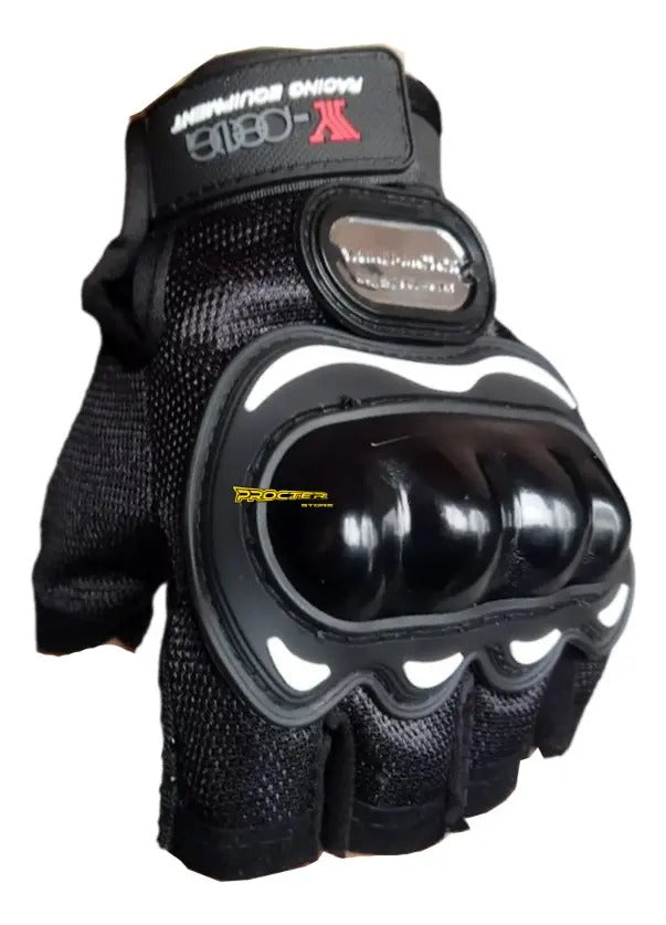Guantes De Proteccion Medio Dedo Bicicleta Moto