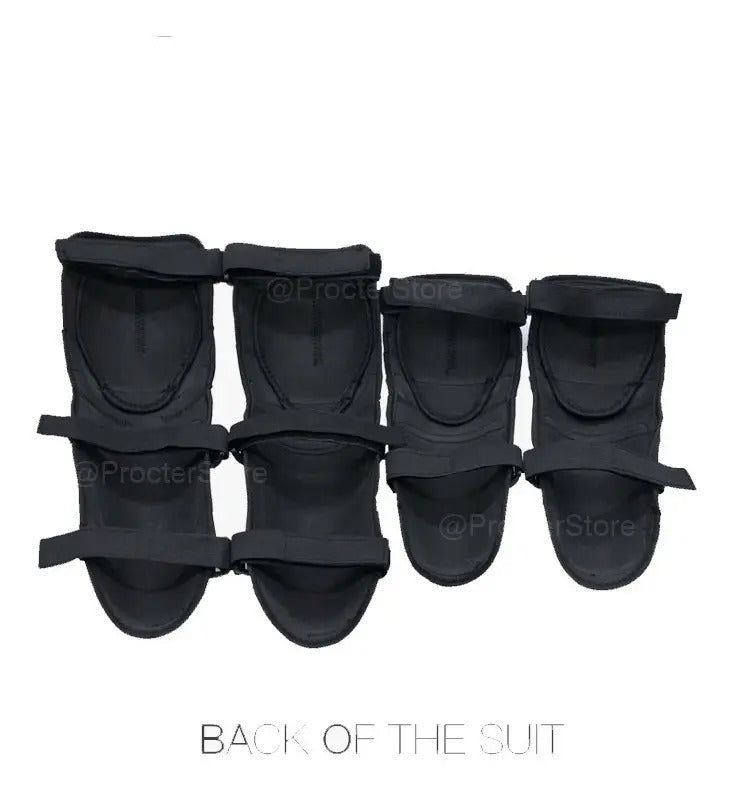 Kit Rodilleras Y Coderas Para Moto Motocross Bicicross