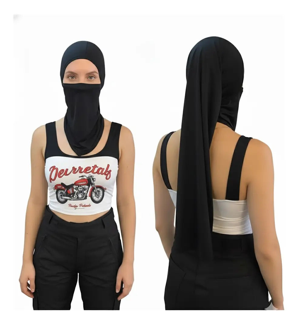 Cuello Cabello Largo Tipo Hiyab Buff Unisex