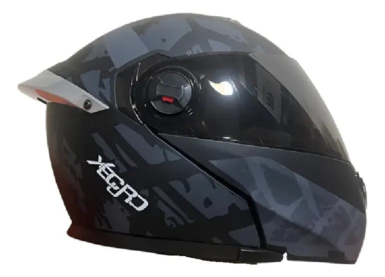 Casco Abatible Certificado Mujer Hombre Xecuro Doble Visor