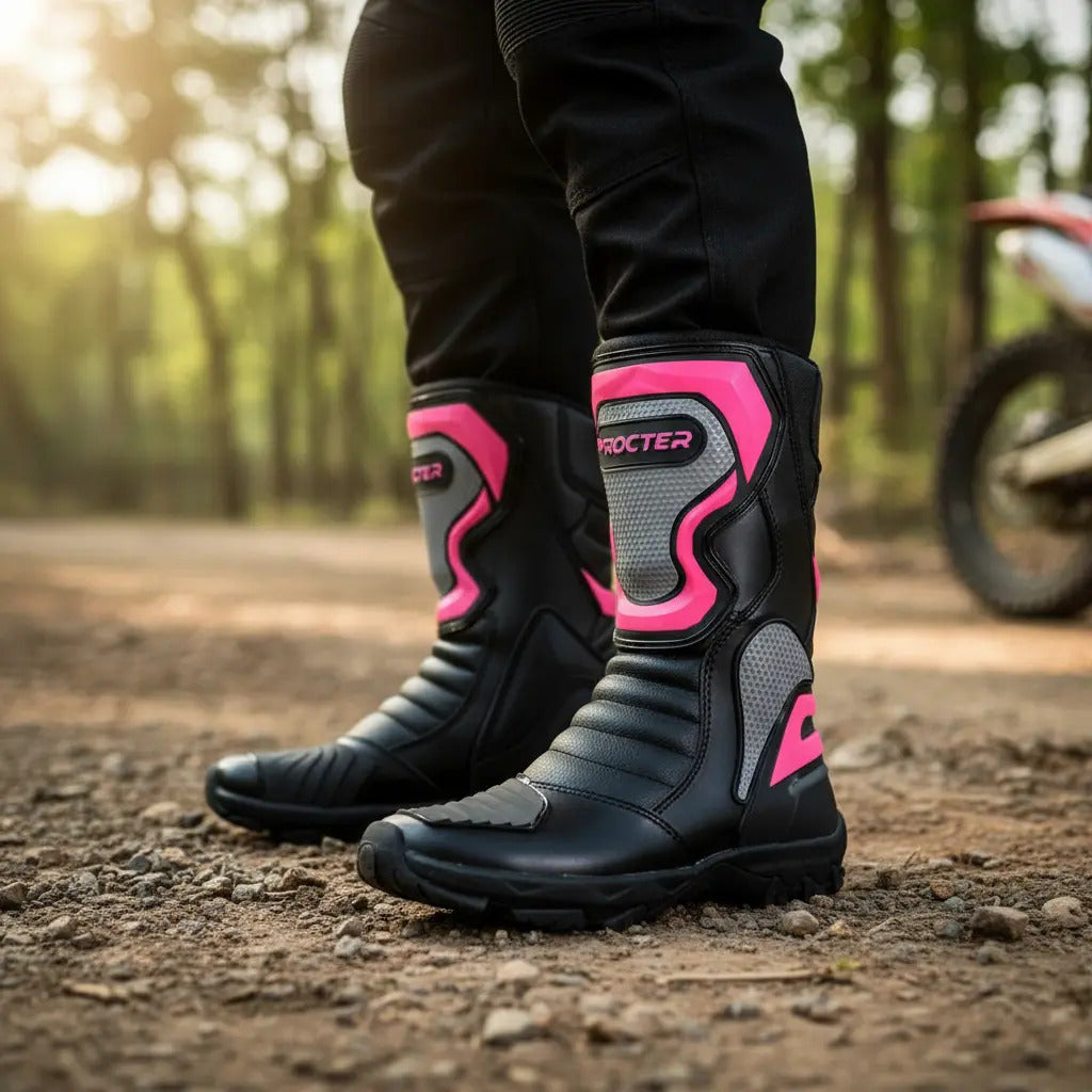 Botas Para Moto Deportiva Protecciones Bota Biker Unisex