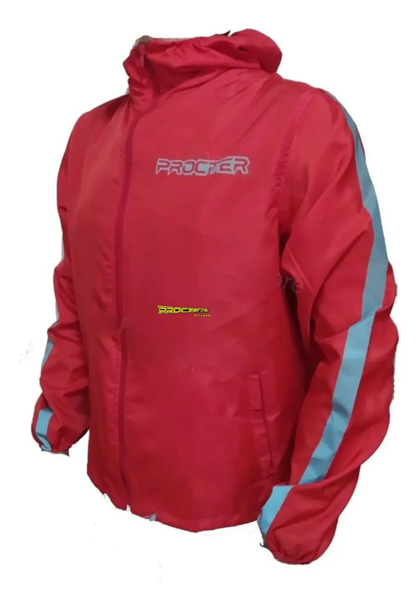 Chaqueta Rompevientos Para Ciclismo Liviana Con Reflectivo