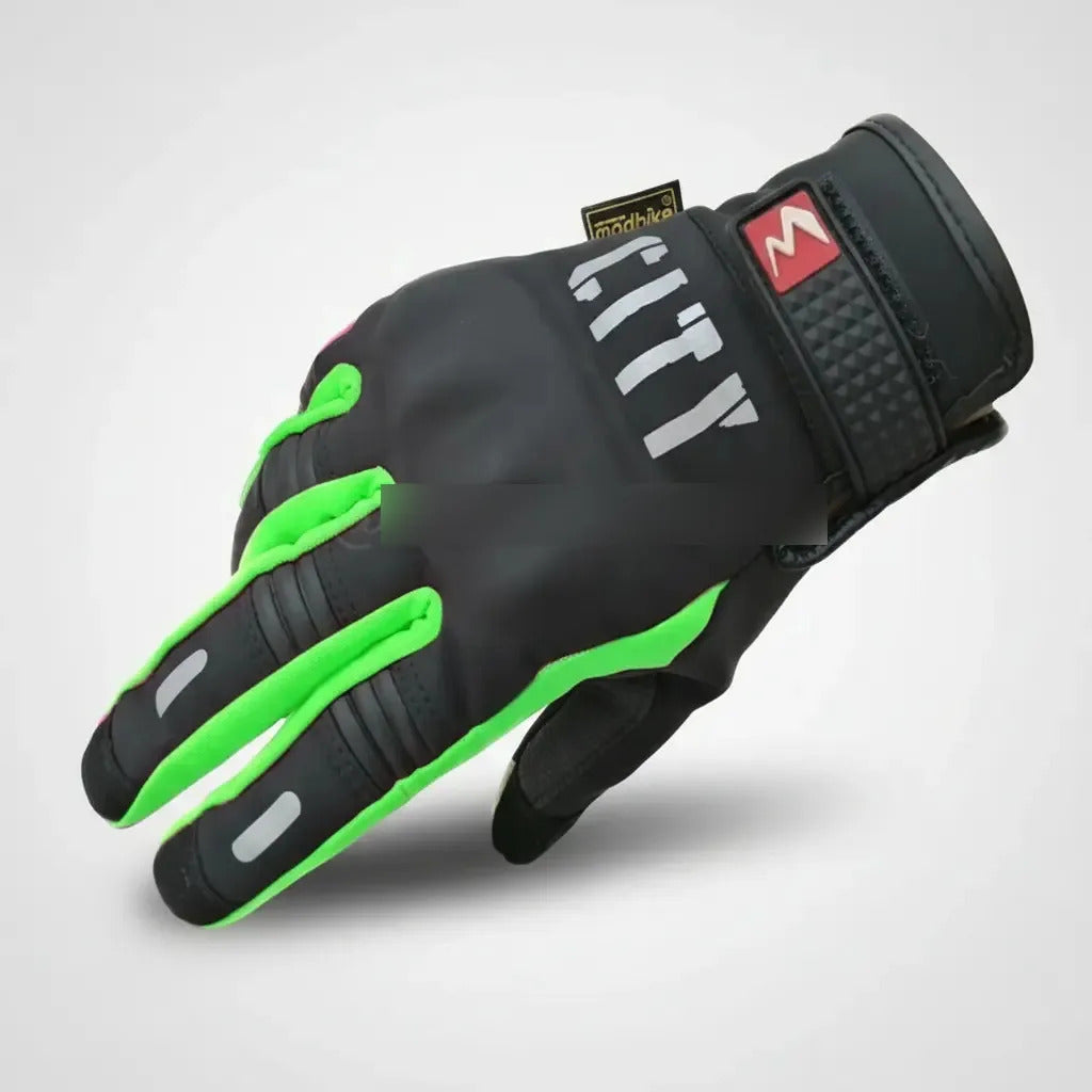 Guantes City Táctiles Termicos Con Reflectivo Moto Bici