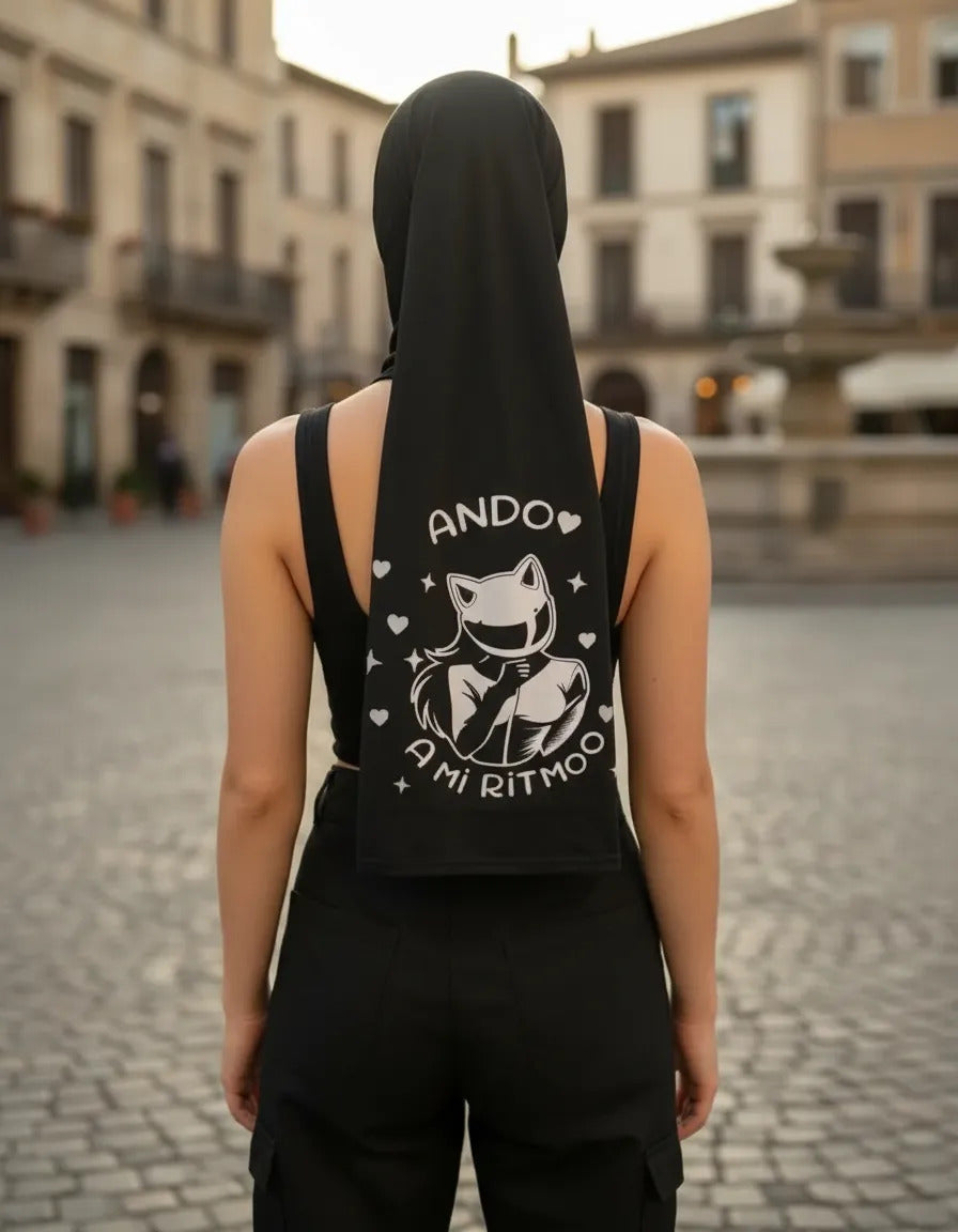 Cuello Cabello Largo Tipo Hiyab Buff Unisex
