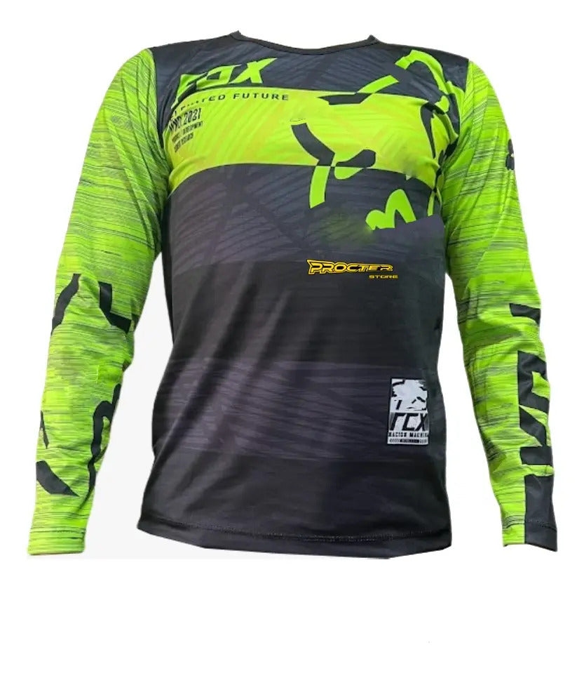 Buzo Manga Larga Mtb Motocross Bicicross Jersey Ciclismo