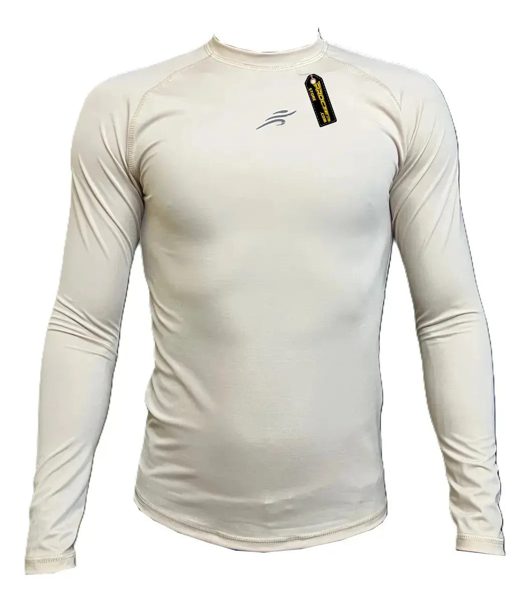 Buzo Deportivo Camiseta Larga Slim Fit Gym Lycra Fria Uv