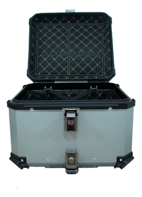 Maletero 57 Litros Espaldar Aluminio Desmontable Negro