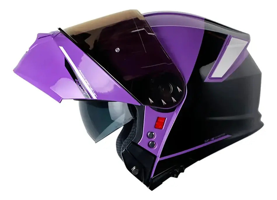 Casco Abatible Shaft Pro 4000dv Con Gafa Interna