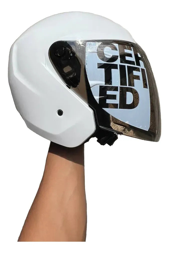 Casco Abierto Marca Tech T10 Certificacion Dot