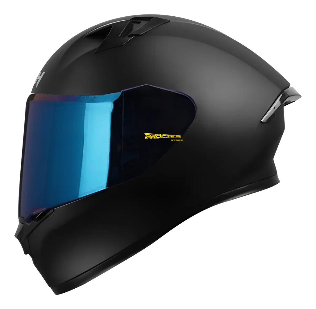 Casco Moto Ich Integral 503 Sp Negro Mate Solid Certificado