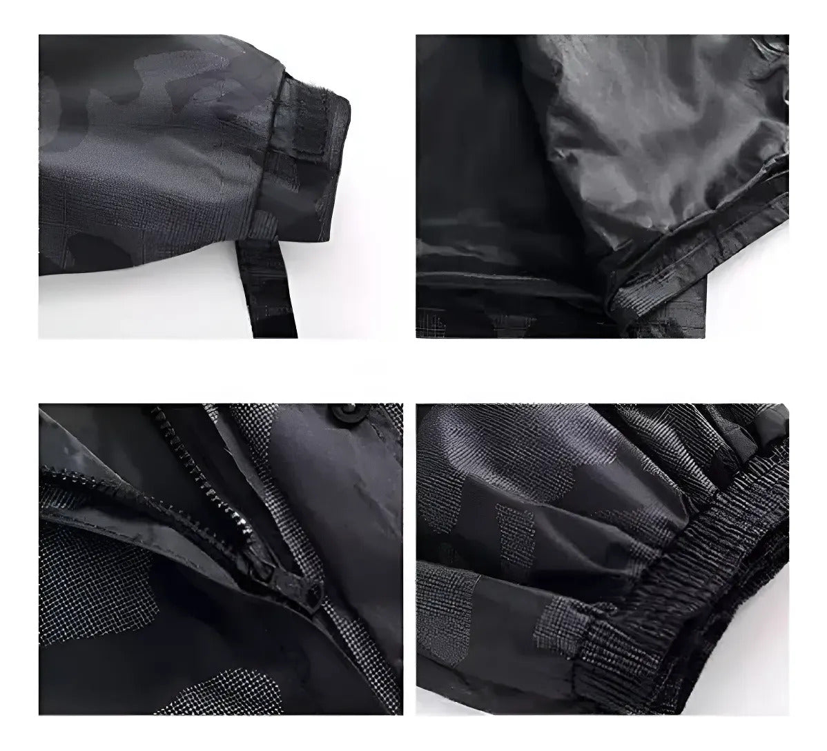 Impermeable Tipo Sudadera Camuflado Con Capota Y Estuche