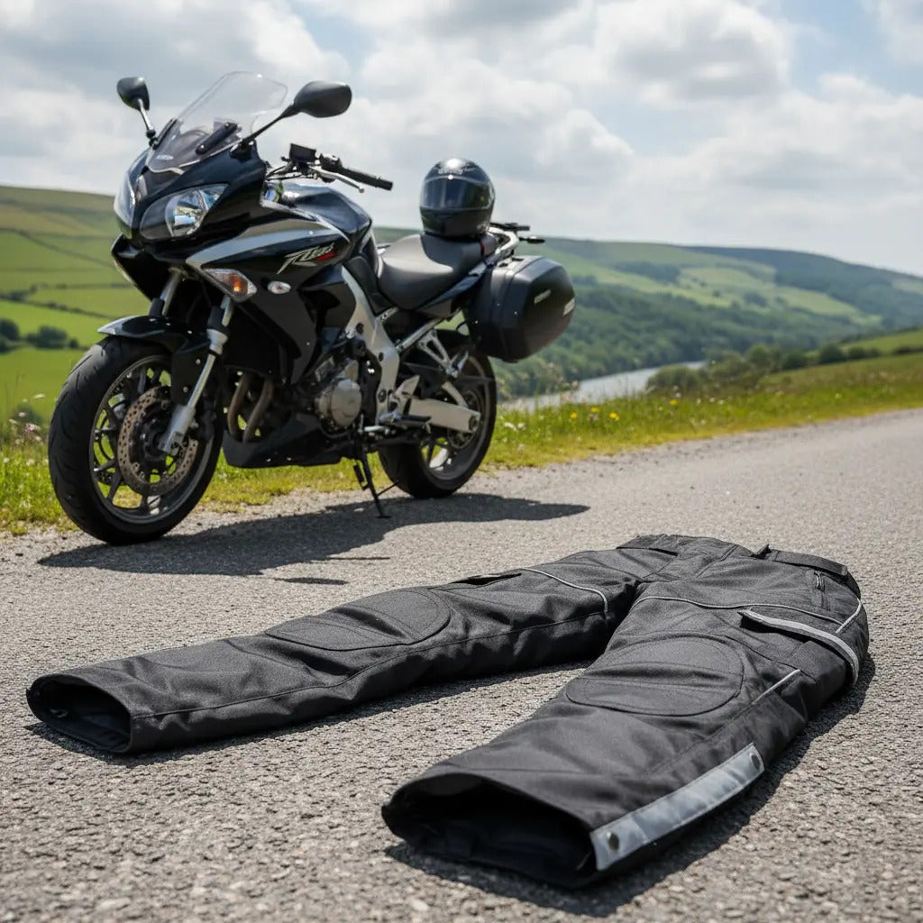 Pantalon De Protección Para Motociclista Lona Dama Hombre