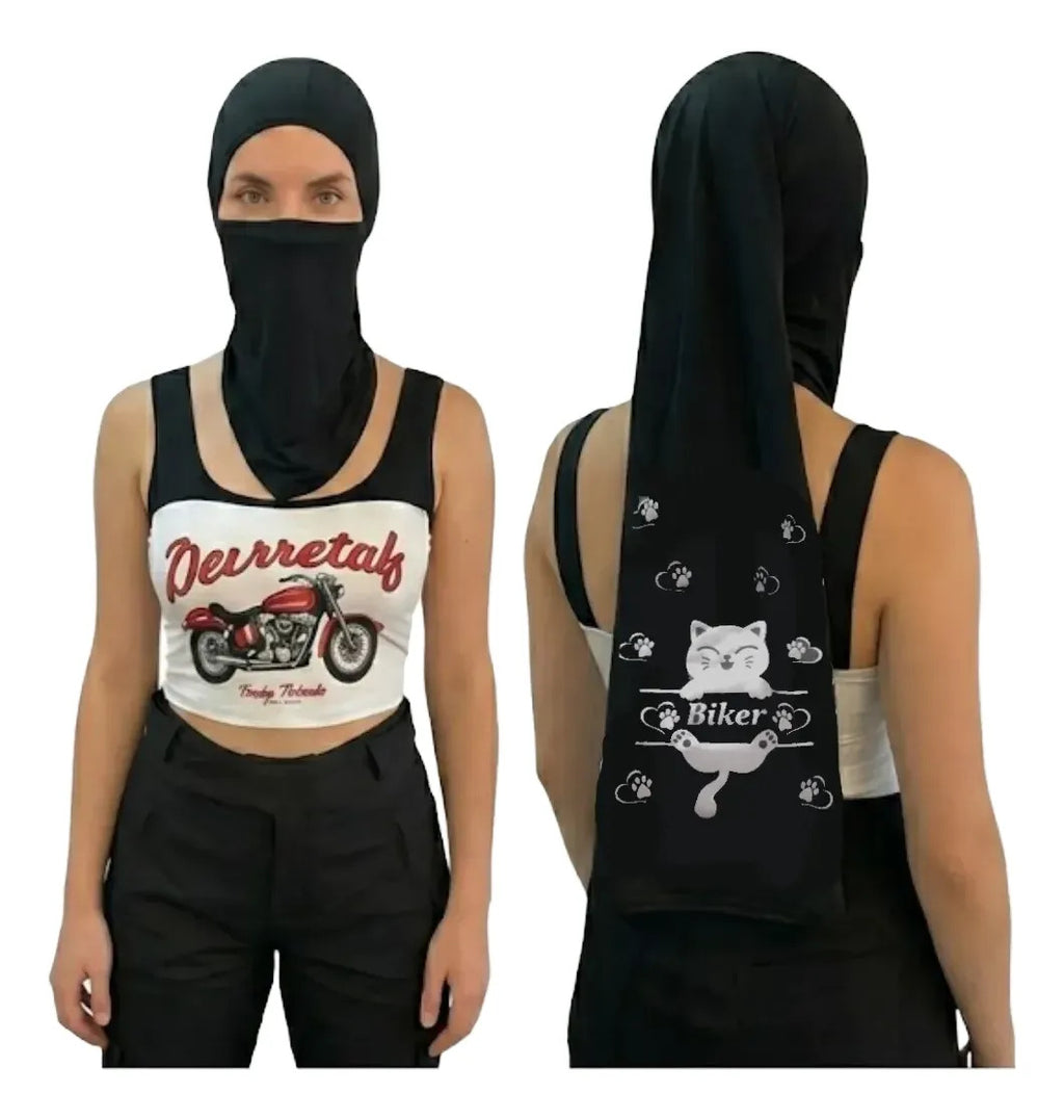 Cuello Cabello Largo Tipo Hiyab Buff Unisex