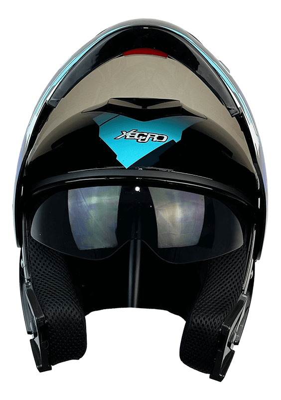 Casco Certificado Para Niños Abatible Con Gafas Xecuro 905