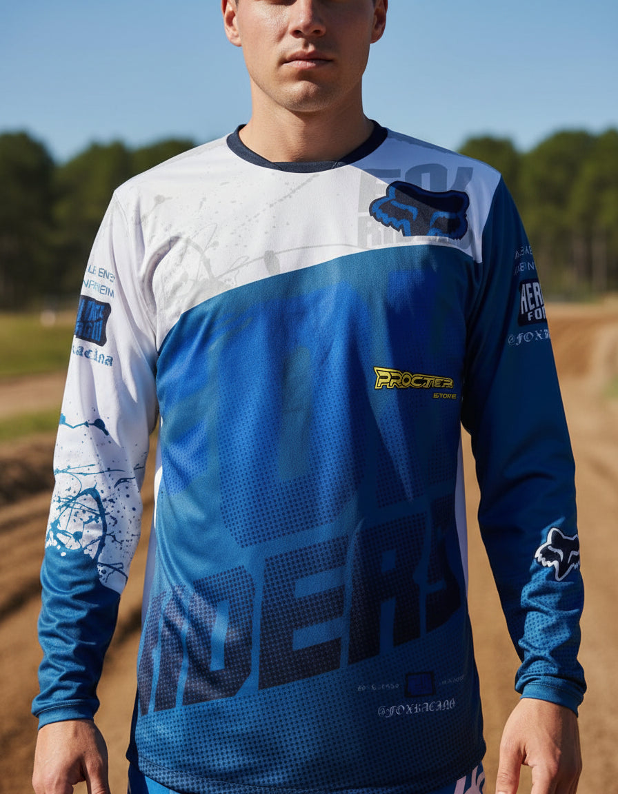 Buzo Manga Larga Mtb Motocross Bicicross Jersey Ciclismo