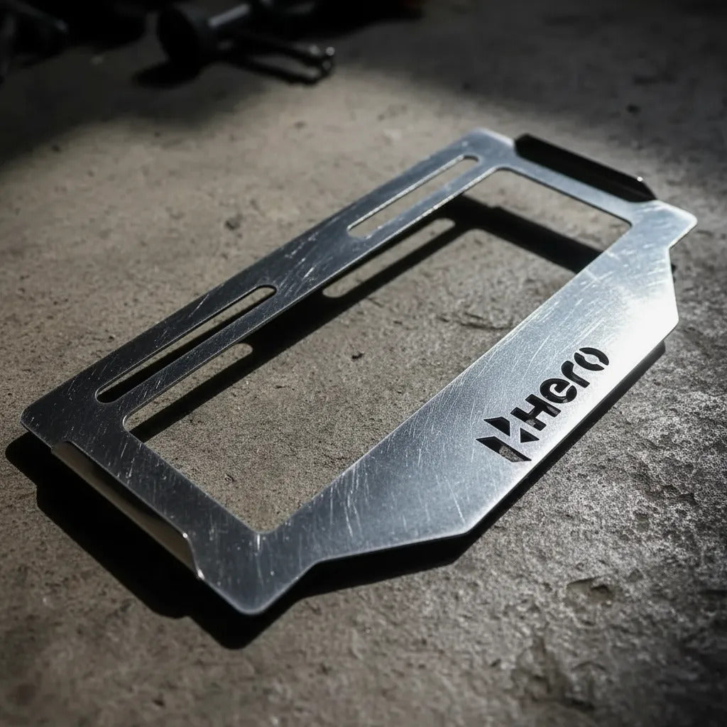 Porta Placa Protector Acero Inoxidable Varias Marcas