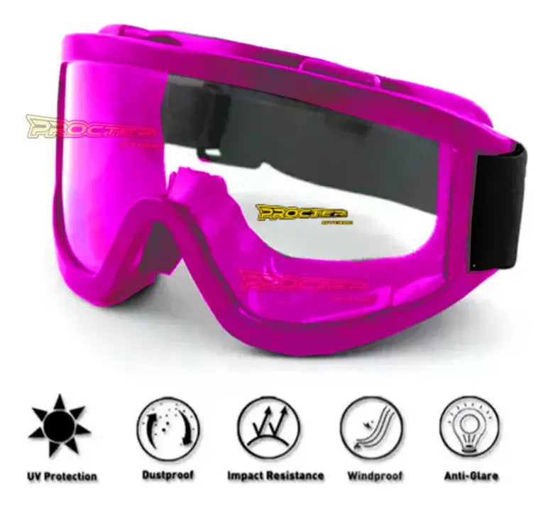 Gafas Tipo Cross Para Casco Cross Moto Bicicleta Deportes