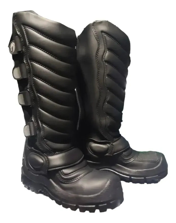 Botas Para Motorizado, Tipo Escolta, Caña Alta