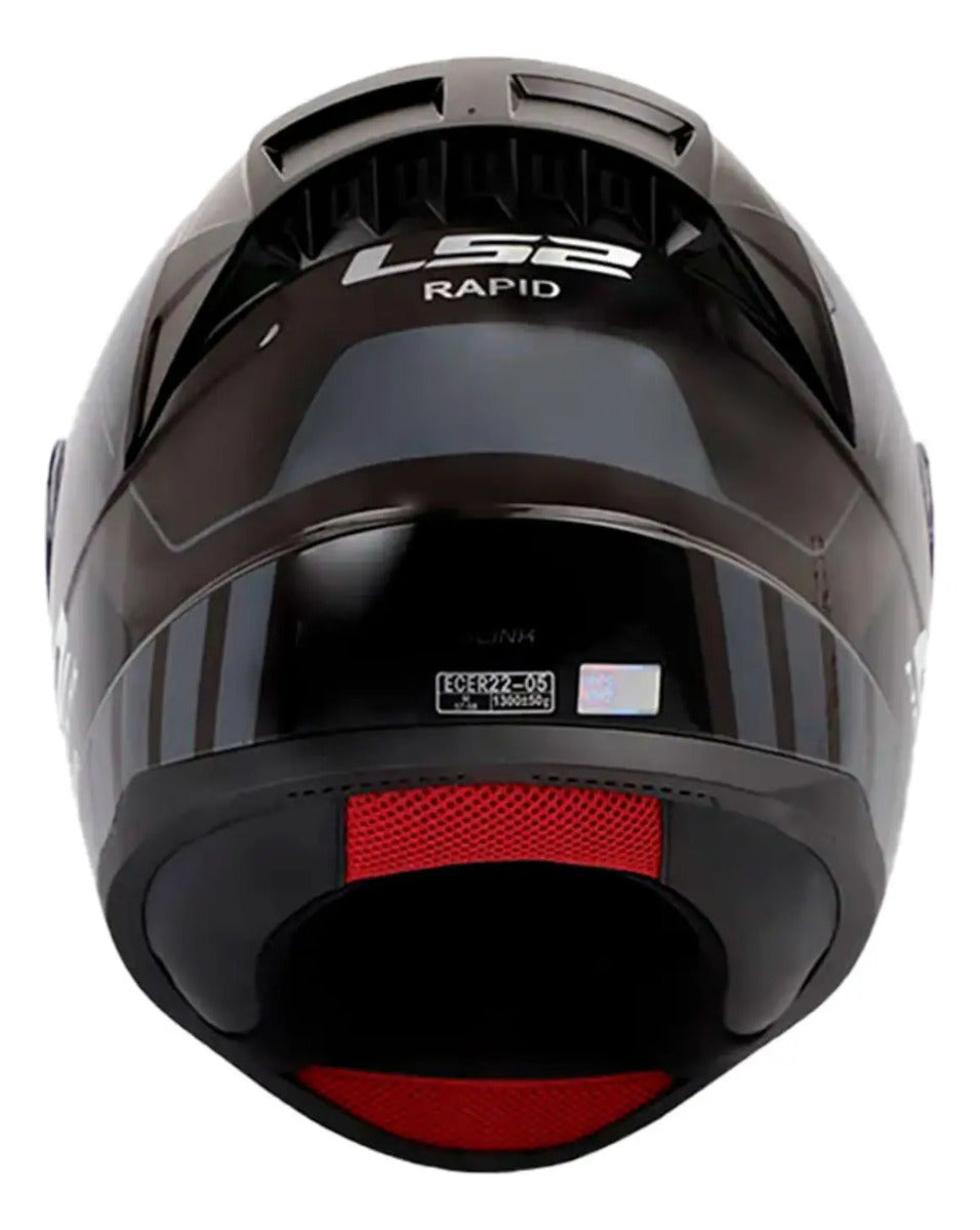 Casco Ls2 Negro Mate 353 Certificado Integral