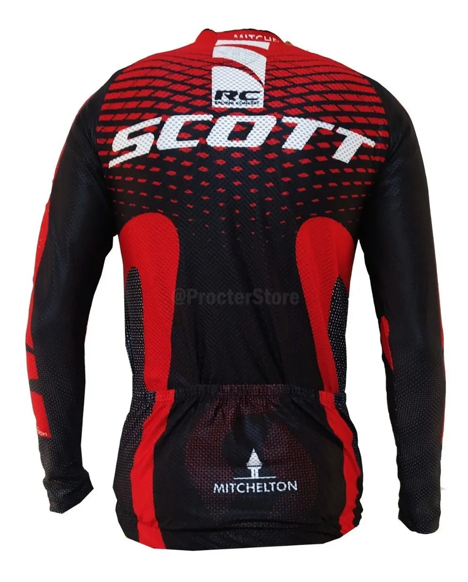 Camisa Camiseta Jersey Ciclismo Manga Larga Ruta Bici Licra