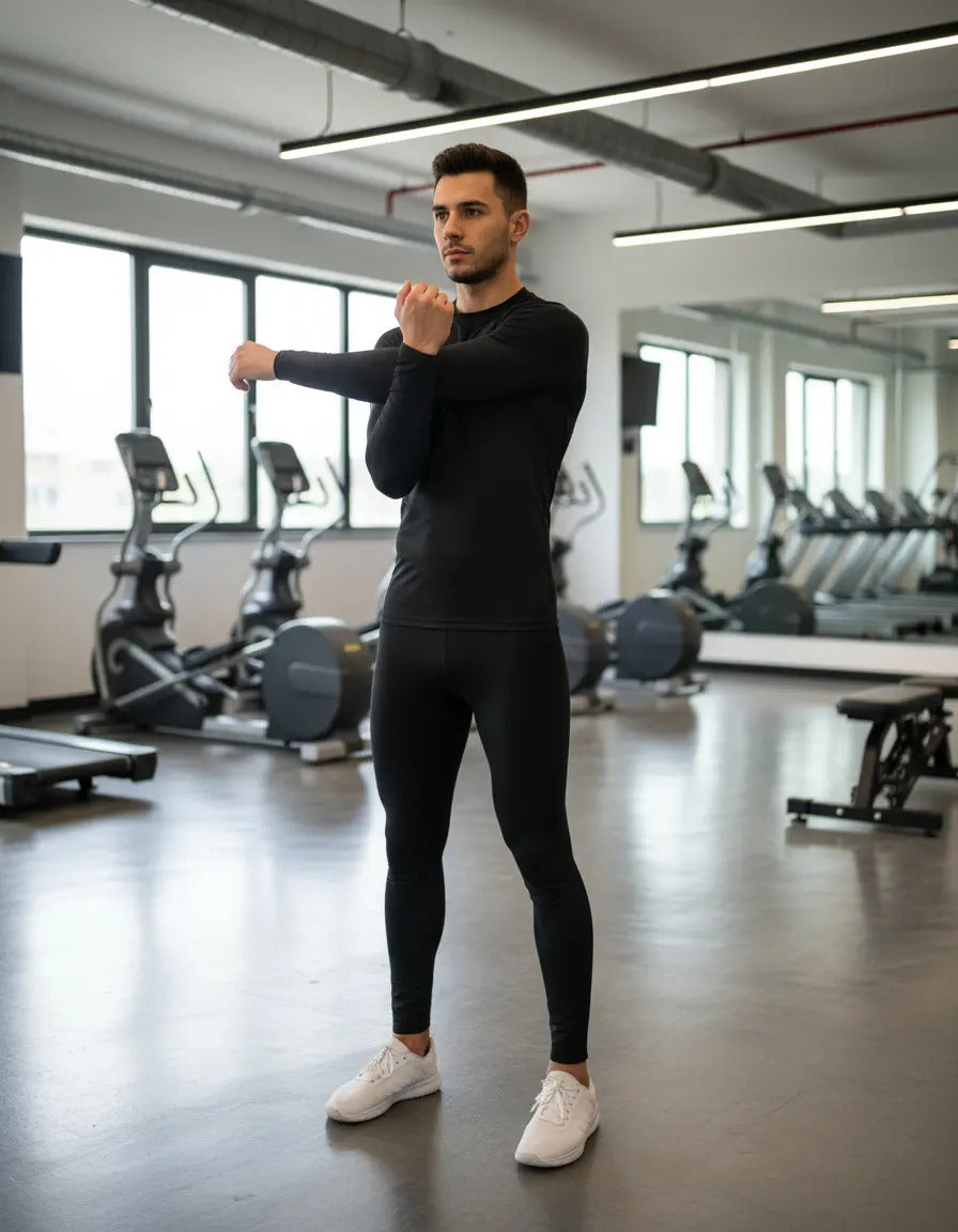 Buzo Deportivo Camiseta Larga Slim Fit Gym Lycra Fria Uv
