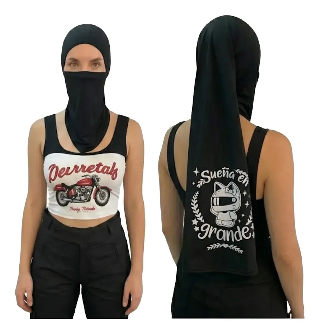Cuello Cabello Largo Tipo Hiyab Buff Unisex