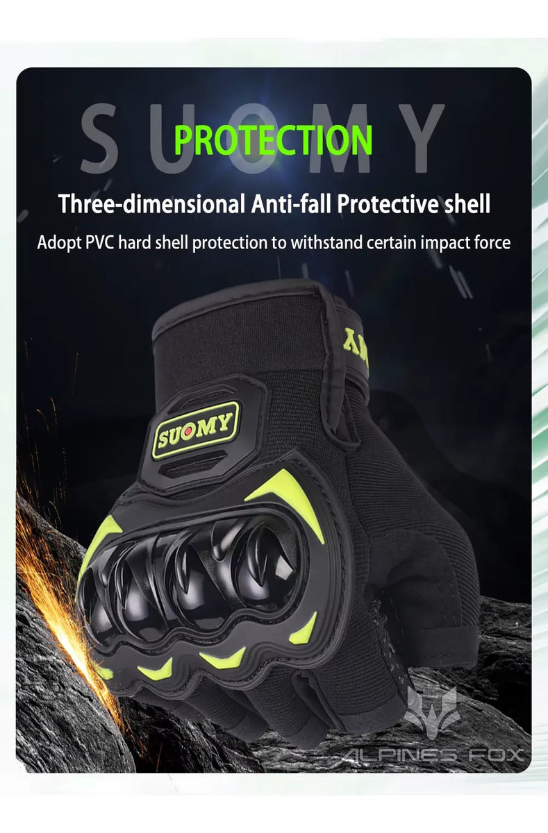 Guantes Suomy Proteccion Nudillos Y Palma Tactiles