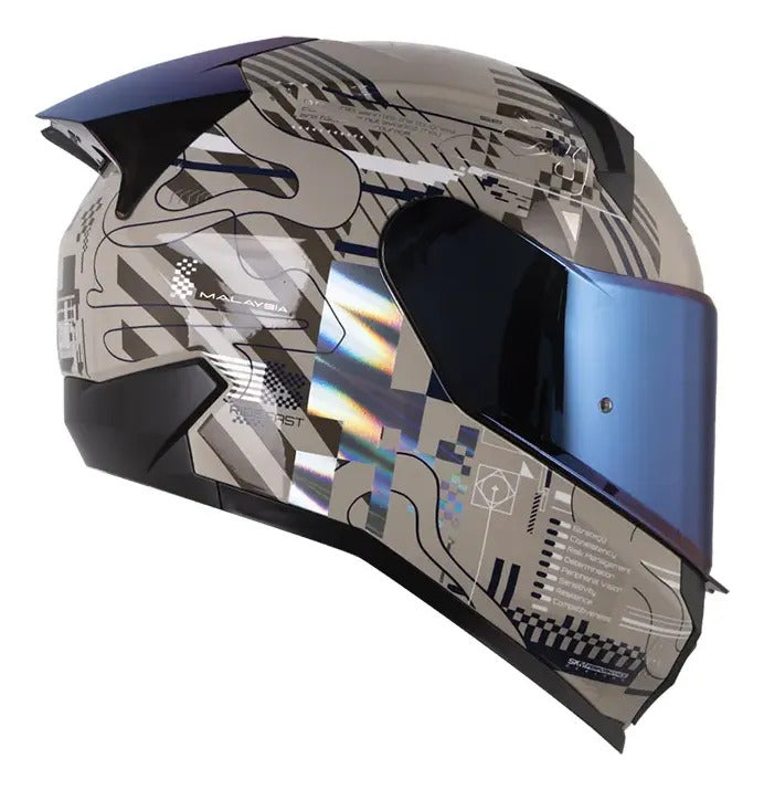 Casco Integral Marca Shaft 560 Evo Certificado Ece R 2206
