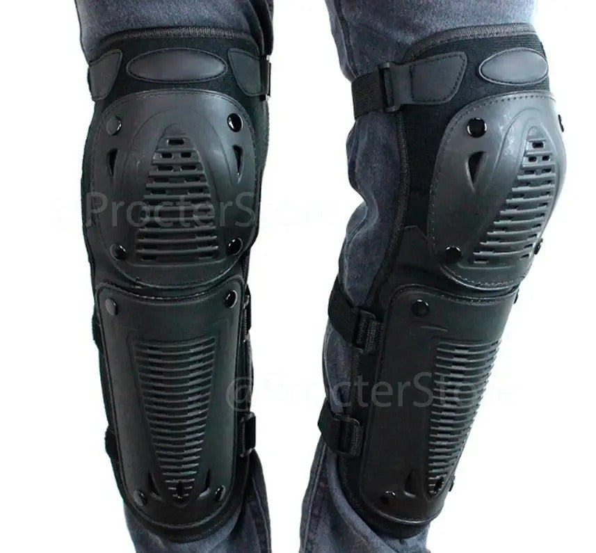 Kit Rodilleras Y Coderas Para Moto Motocross Bicicross