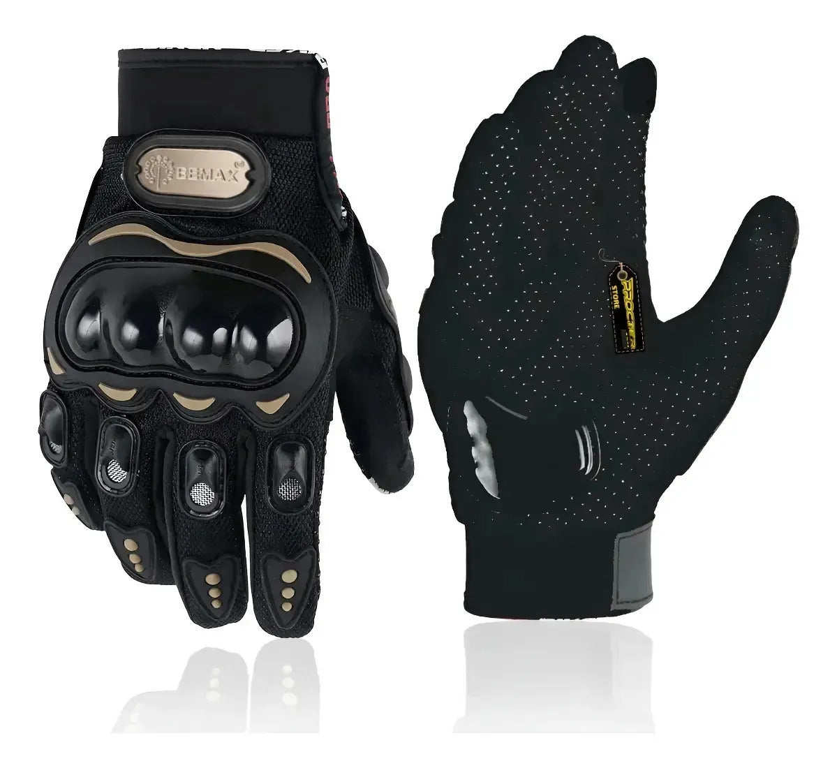 Guantes Moto Ciclista Con Proteccion En Nudillos Y En Palmas