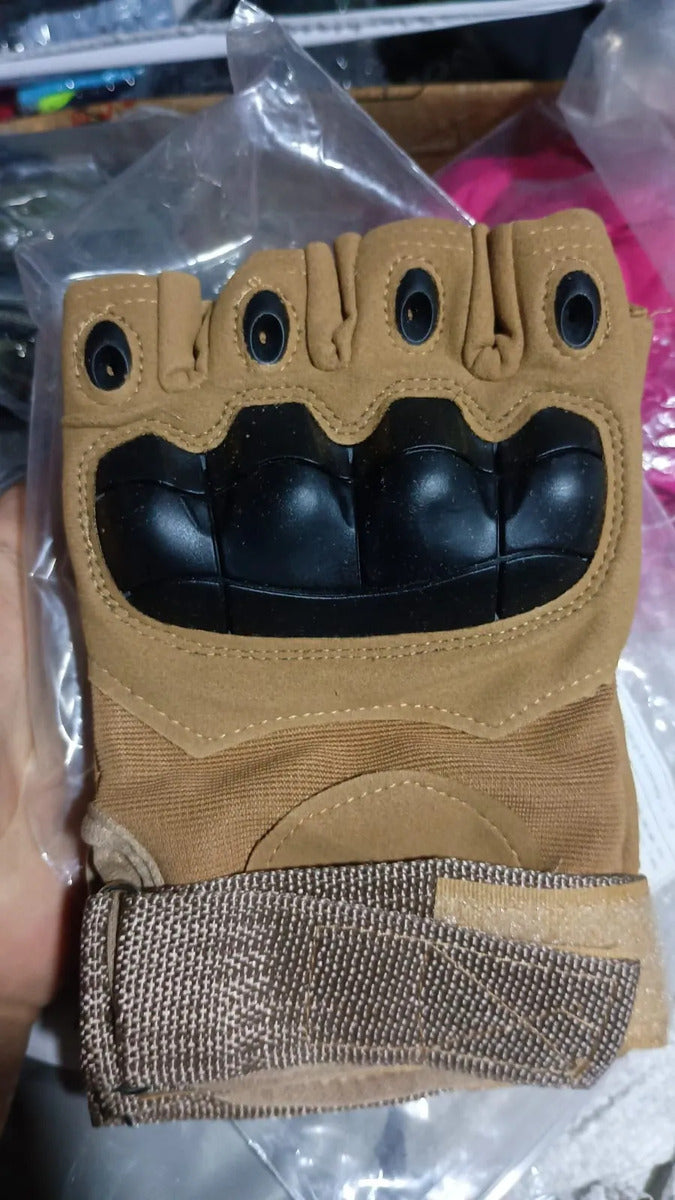 Guantes Tácticos Medio Dedo Militar Protección Moto Deportes