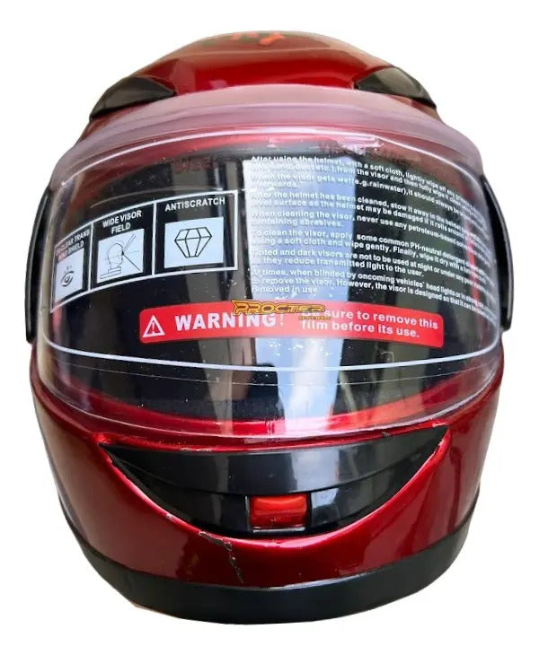 Casco Integral Para Niños Cerrado Kart Bicicleta Deportes