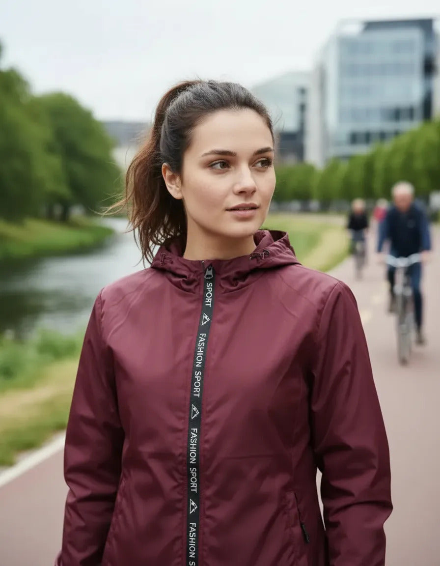 Chaqueta Rompevientos Reflectiva Moto Bicicleta Liviana