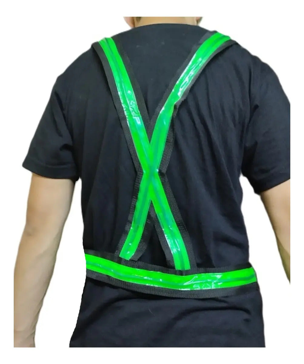 Chaleco De Seguridad Con Luz Led Reflectante Para Exteriores
