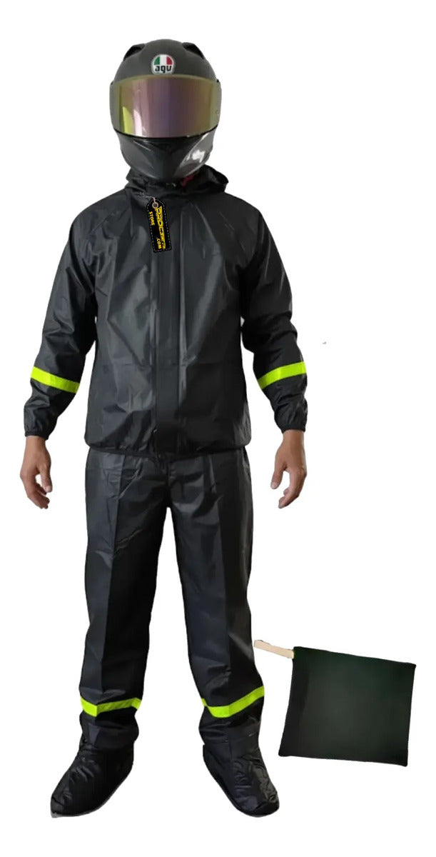 Impermeable Siliconado Para Motociclista