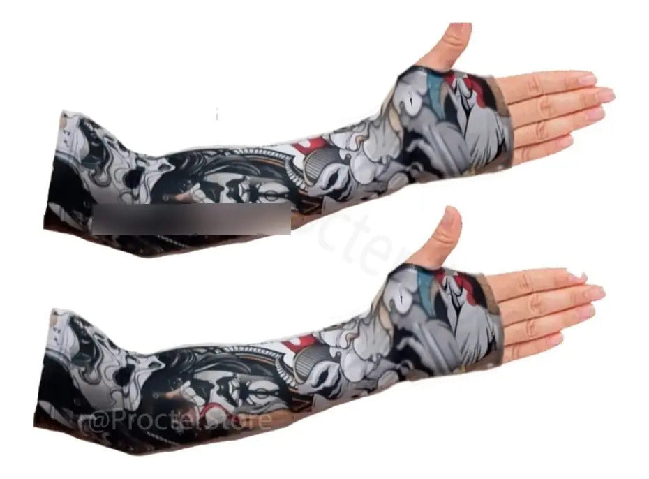 Mangas Protectoras Brazos Con Diseño Deportes Conduccion