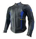 Chaqueta 100% Cuero Protección Reflectiva Moto Fabricación