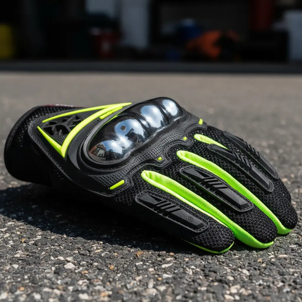 Guantes Para Moto Proteccion Metalizada Scoyco Mc44 Tactiles
